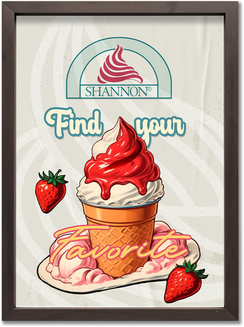 Decoración cuadro helado